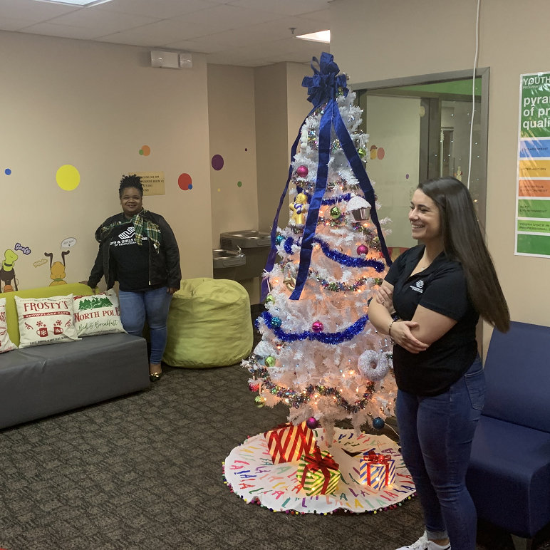 Staff at Boys and Girls Club at St. Stephens Church in west Louisville